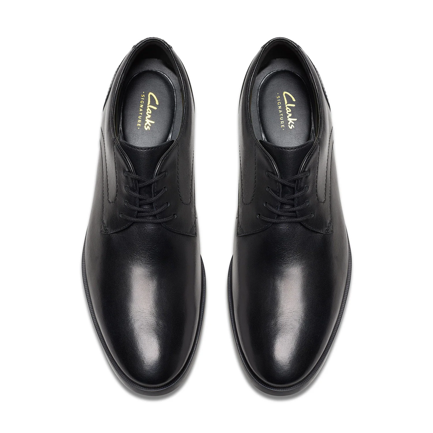 Clarks Men Brandon Lace Black Shoes - Image 5