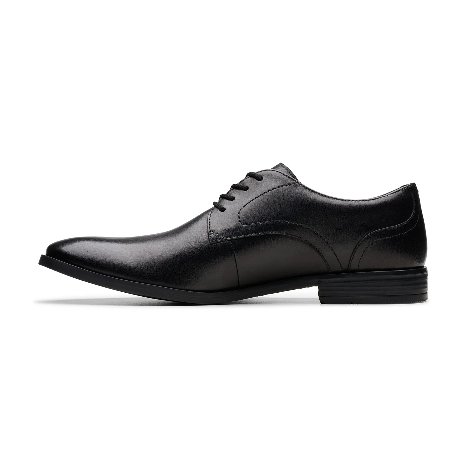 Clarks Men Brandon Lace Black Shoes - Image 7