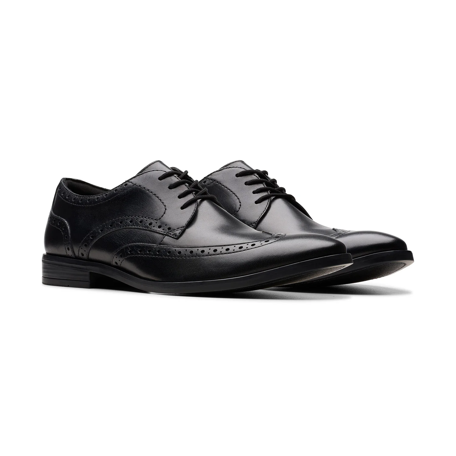 Clarks Men Brandon Limit Black Shoes - Image 6