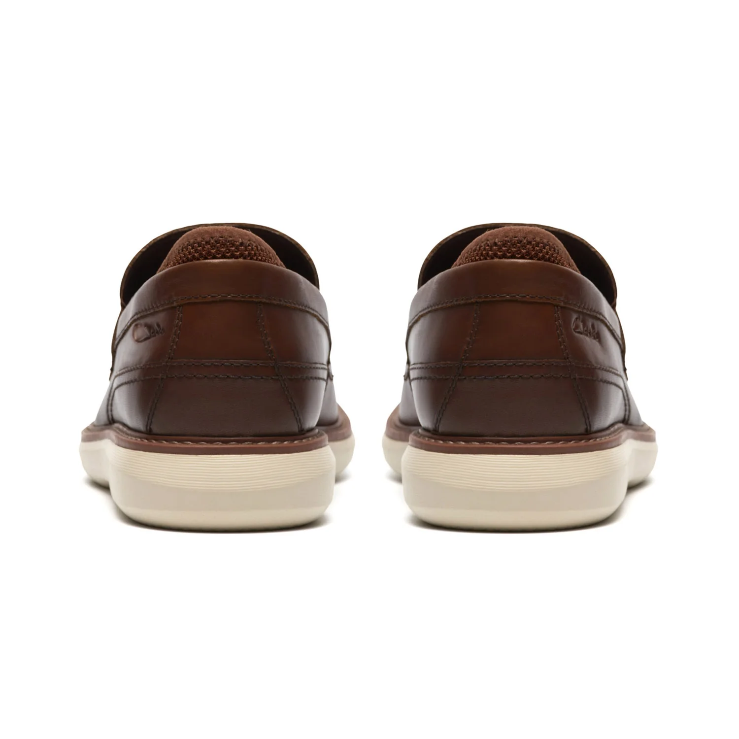 Clarks Men Brantin Loafer Tan Shoes - Image 3