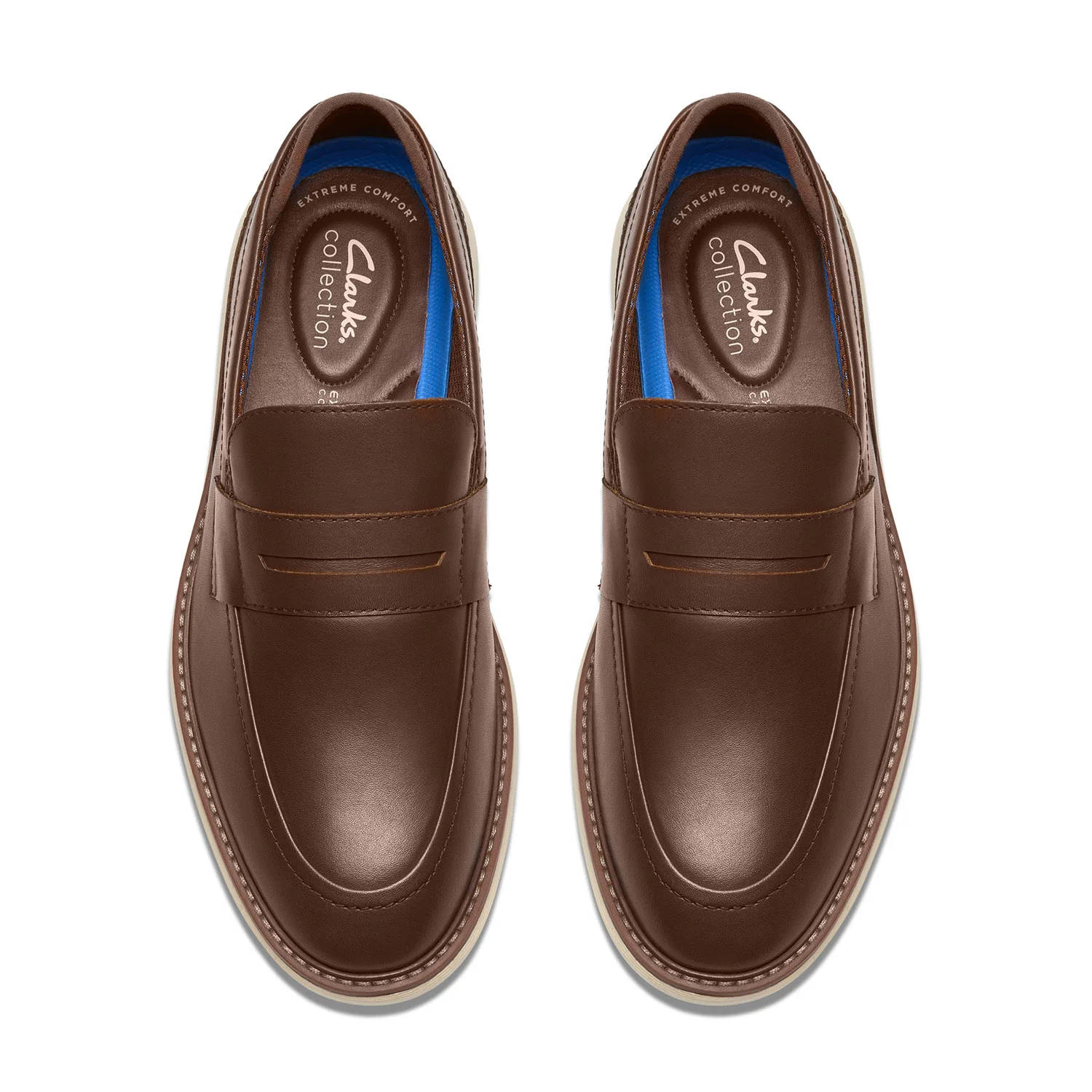 Clarks Men Brantin Loafer Tan Shoes - Image 5