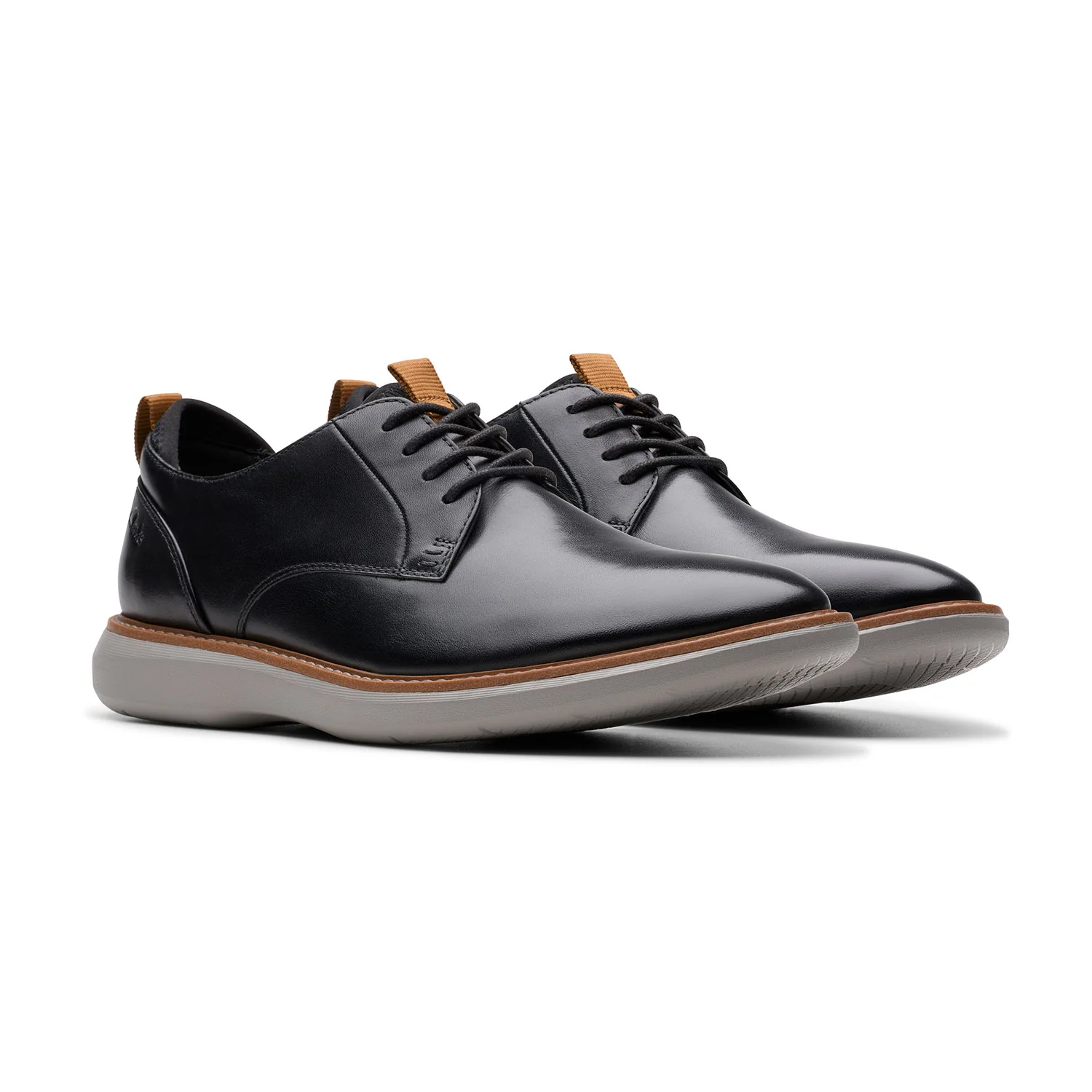 Clarks Men Brantin Plain Black Shoes - Image 6
