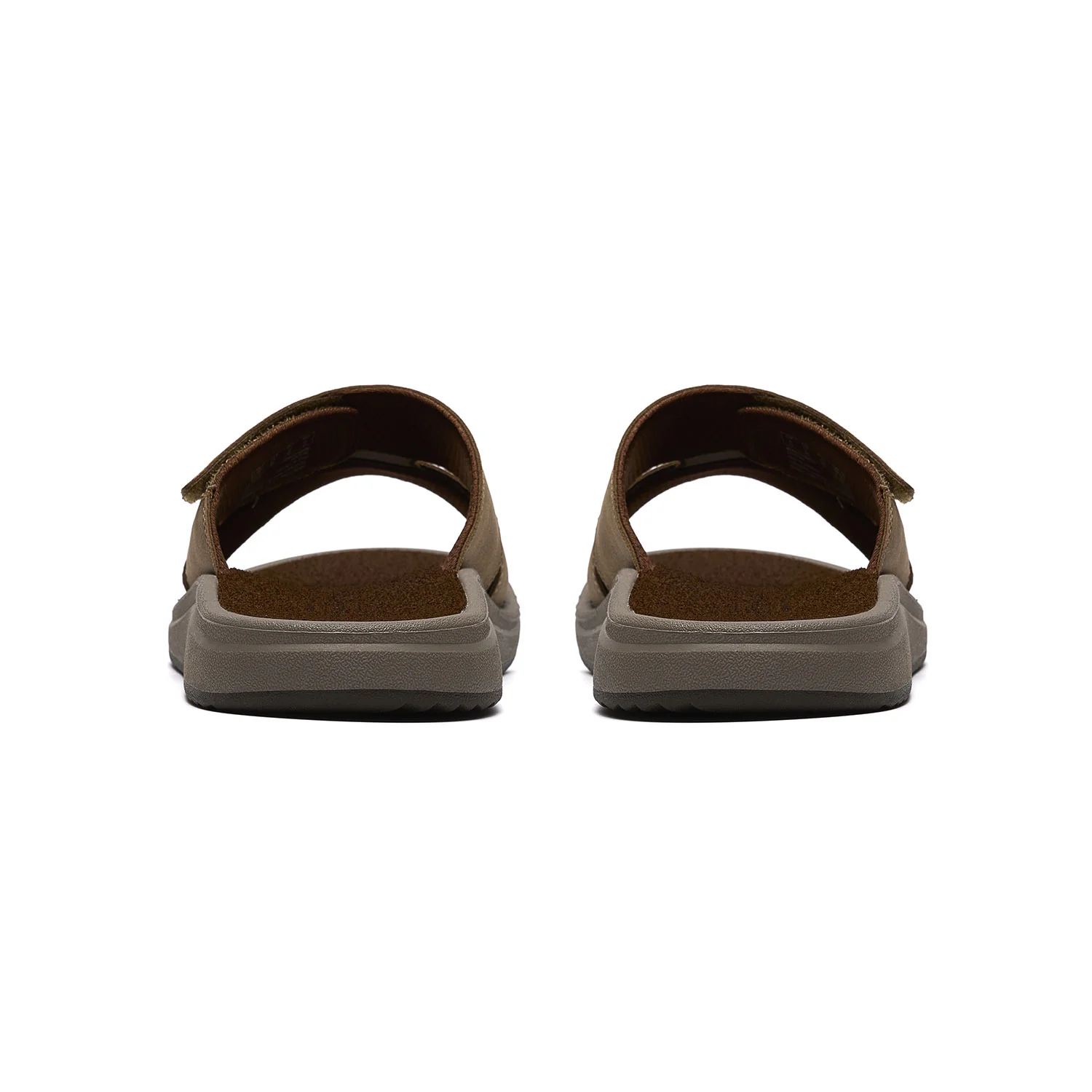 Clarks Men Brinkley Slide Beige Sandals - Image 3