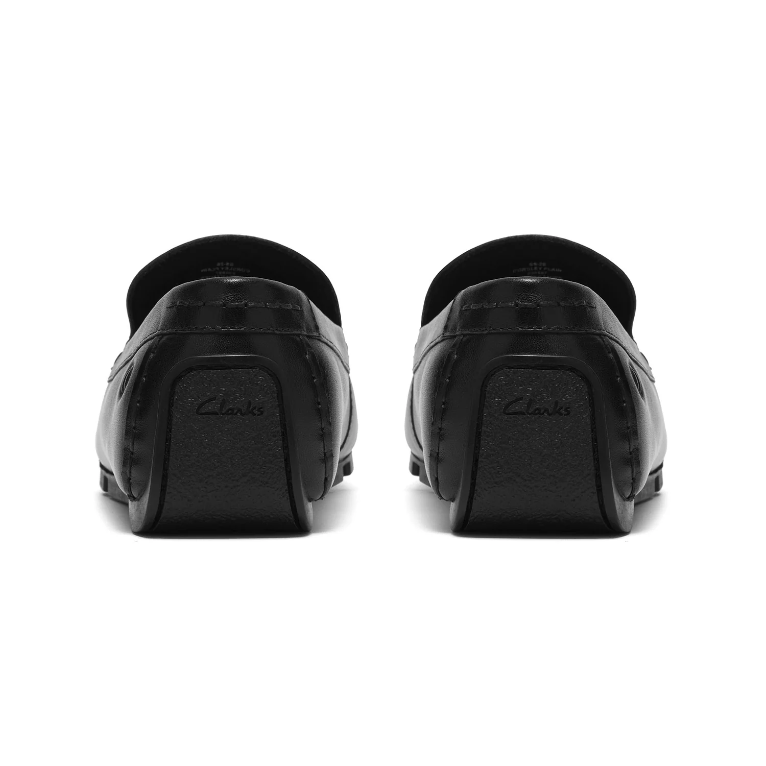 Clarks Men Corsely Plain Black Shoes - Image 3