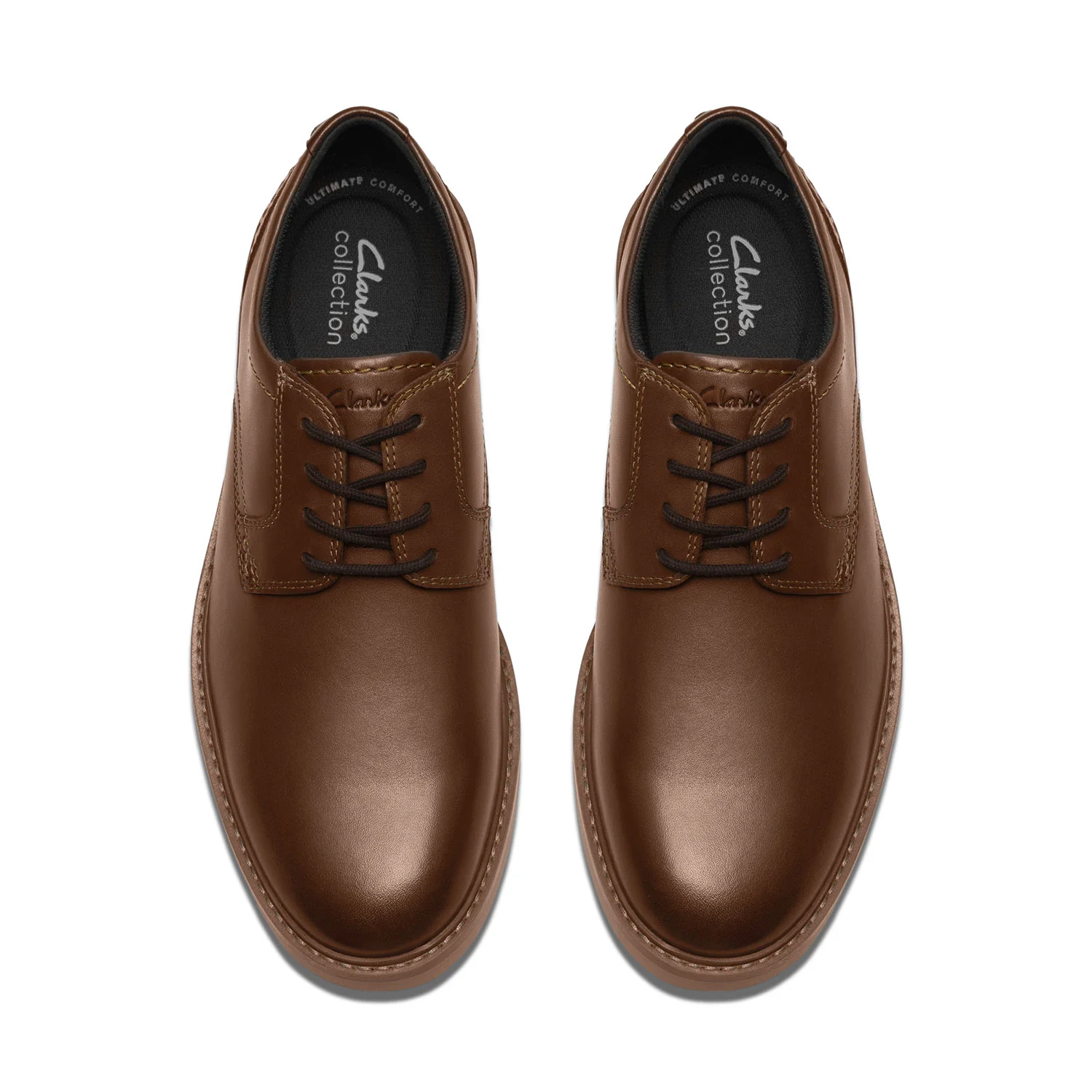 Clarks Men Radcliff Low Tan Shoes - Image 5