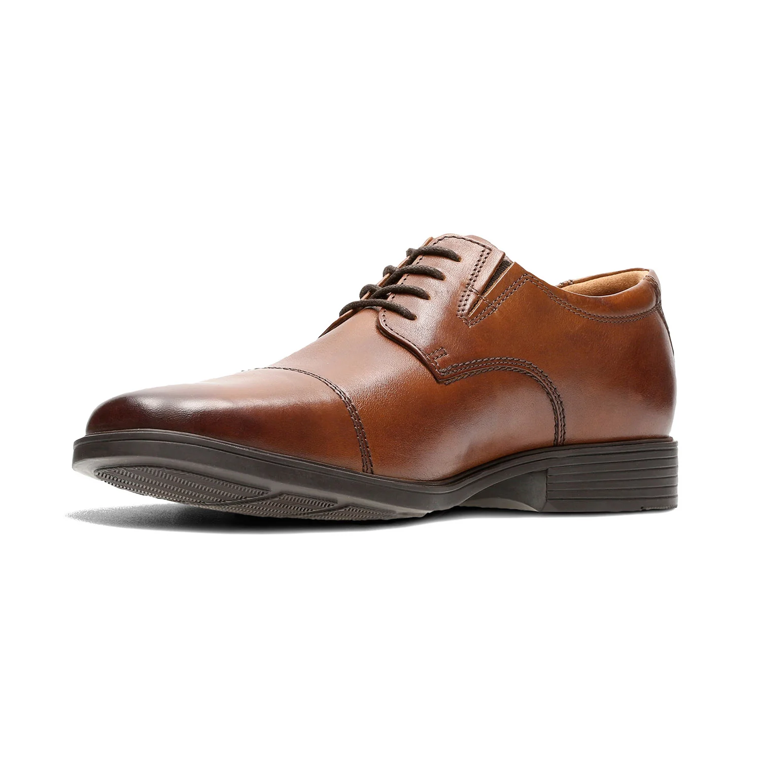 Clarks Men Tilden Cap Tan Shoes - Image 4