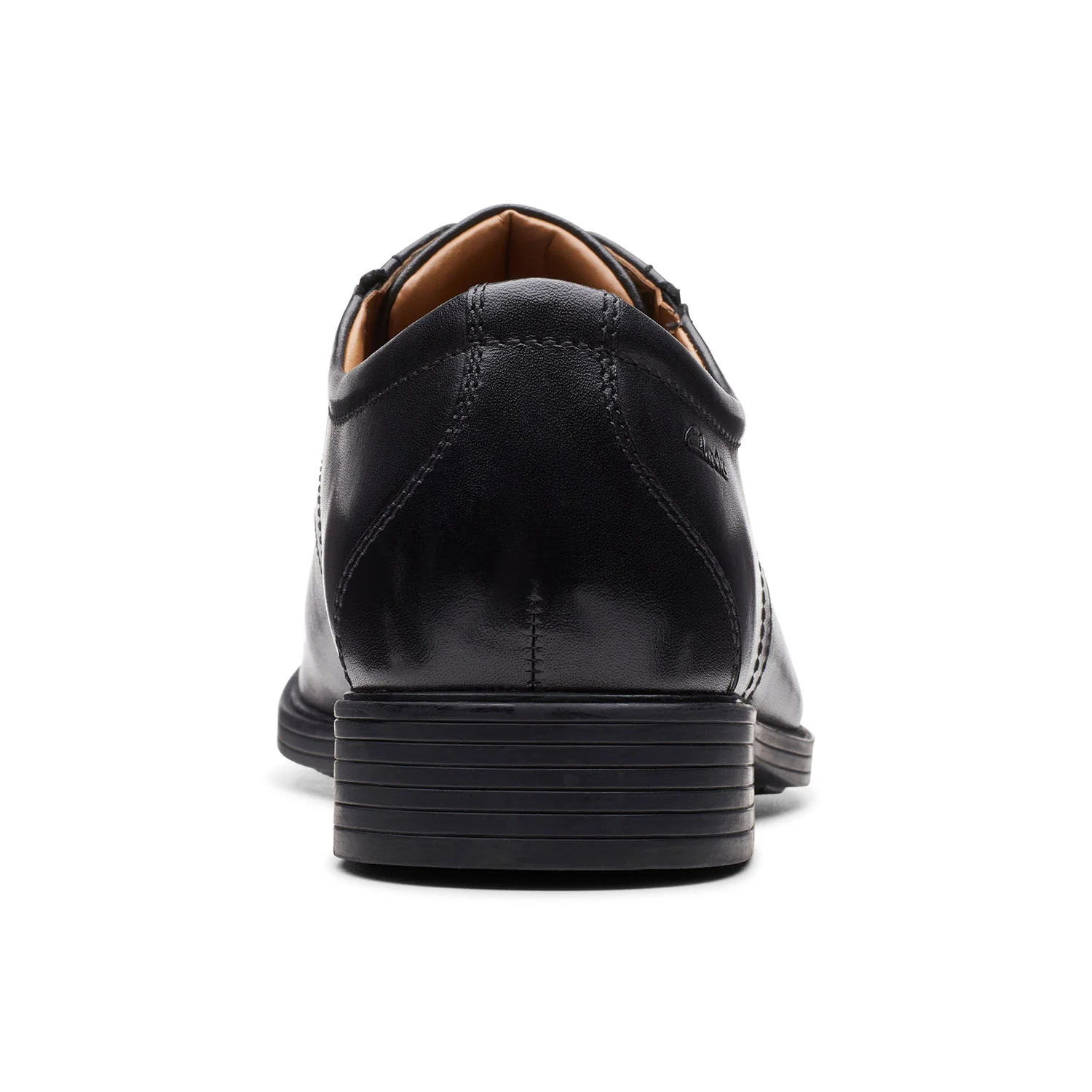 Clarks Men Whiddon Cap Black Shoes - Image 3