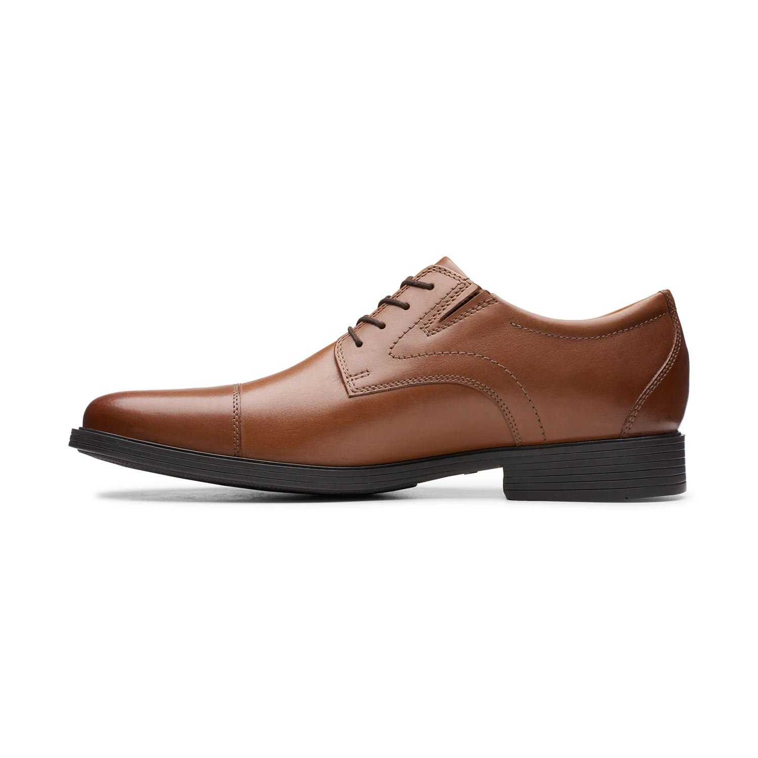 Clarks Men Whiddon Cap Tan Shoes - Image 5