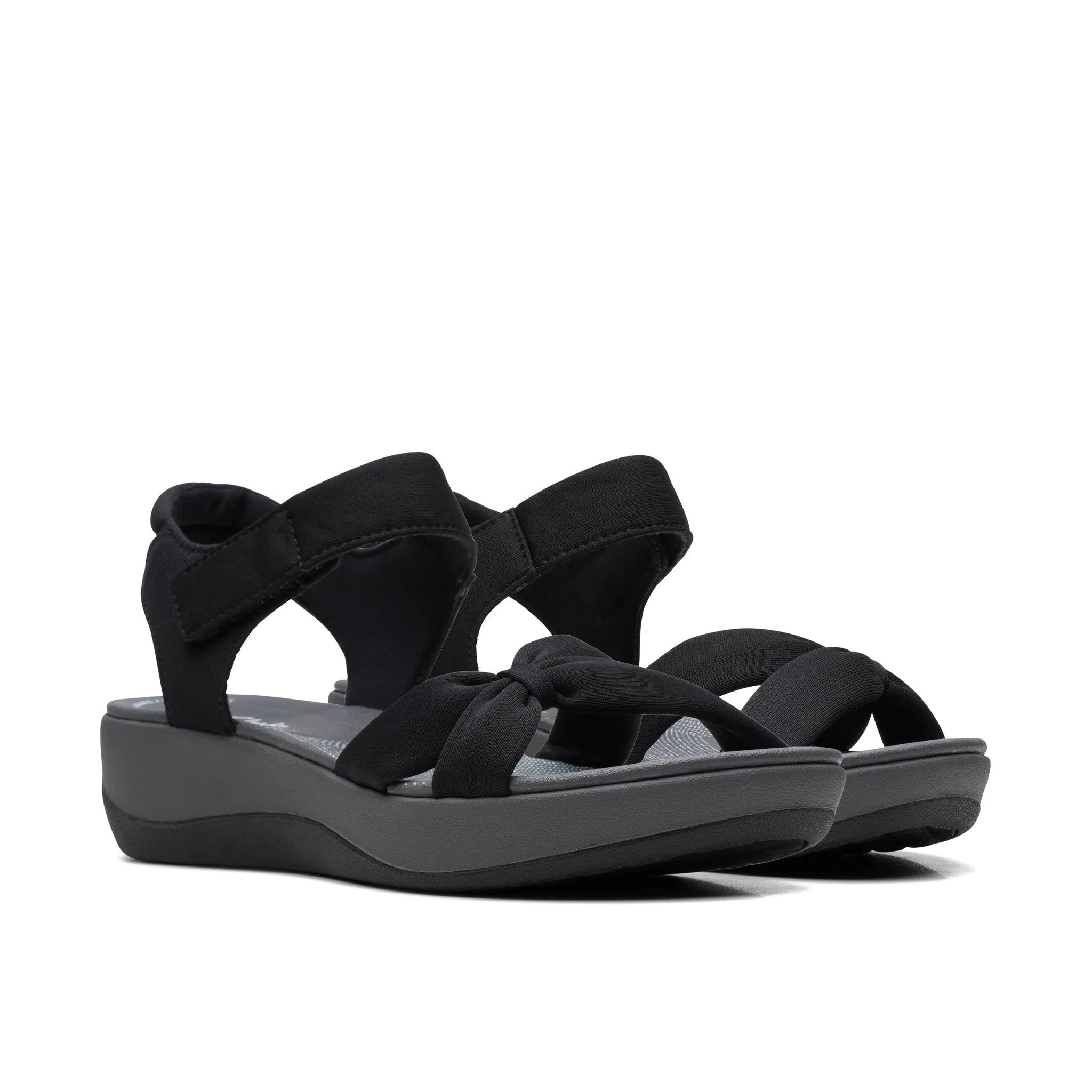 Clarks Women Arla Shore Black Sandal - Image 4