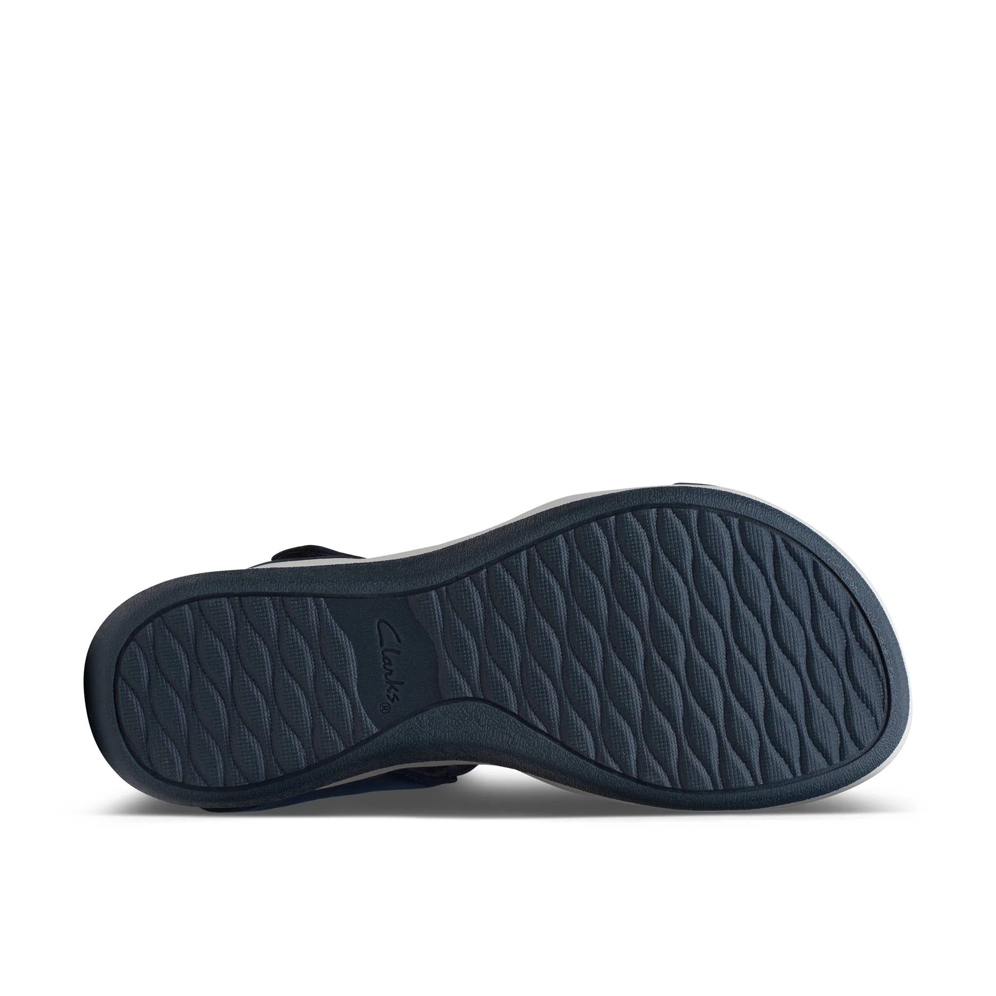 Clarks Women Arla Shore Navy Sandal - Image 3