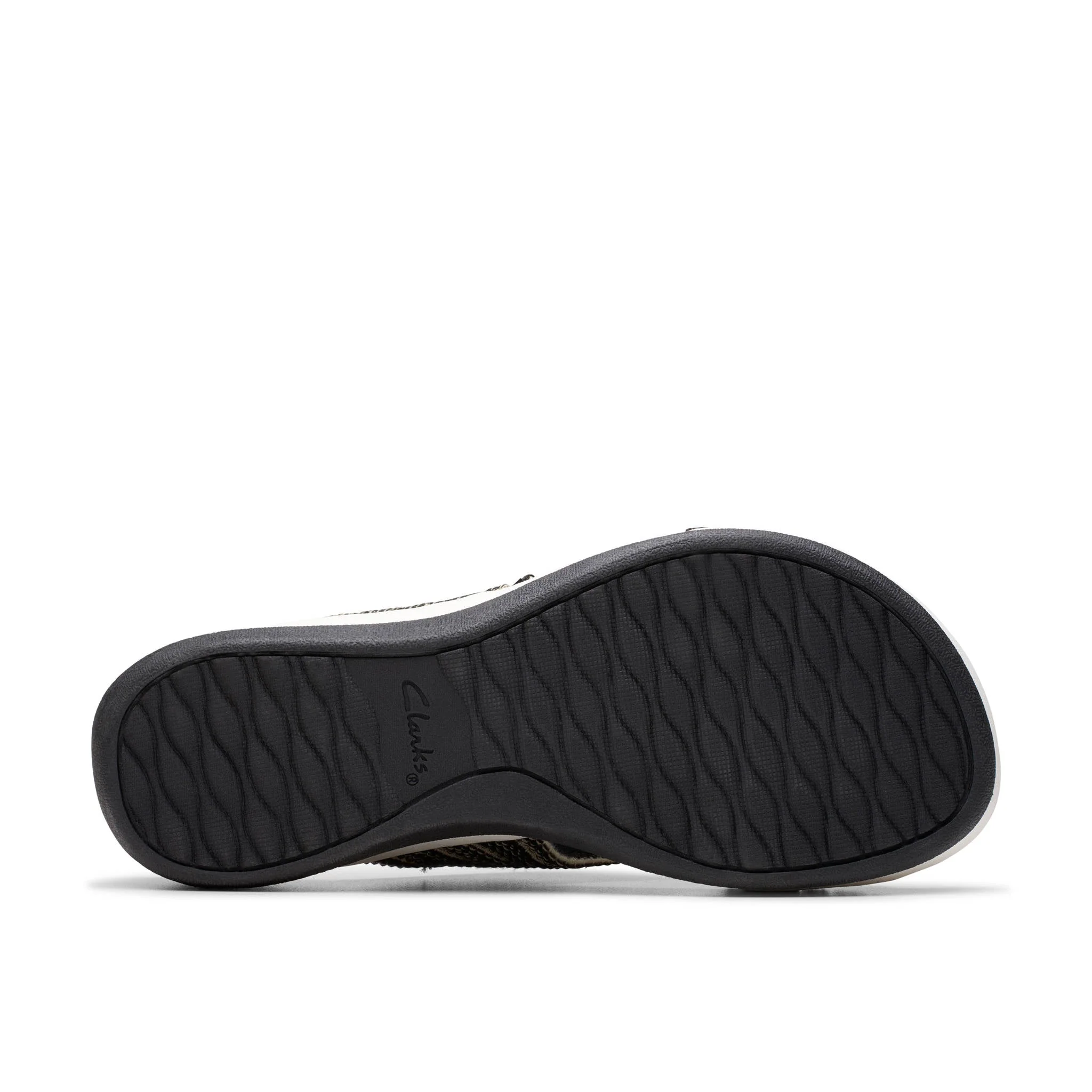 Clarks Women Arla Wave Black Slide - Image 3