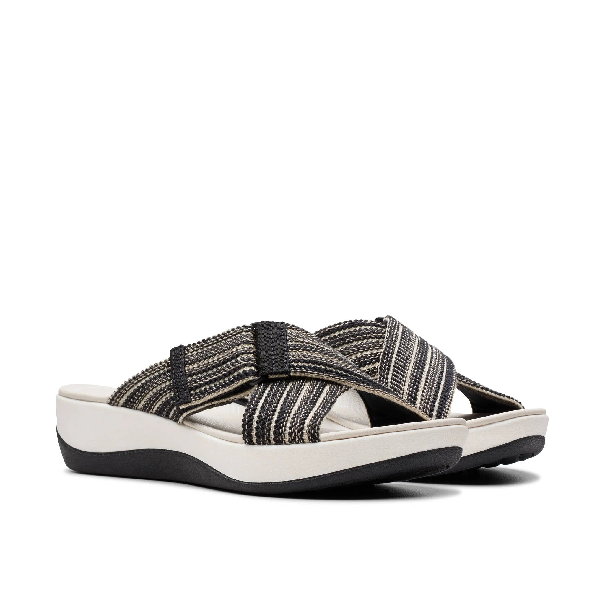 Clarks Women Arla Wave Black Slide - Image 4