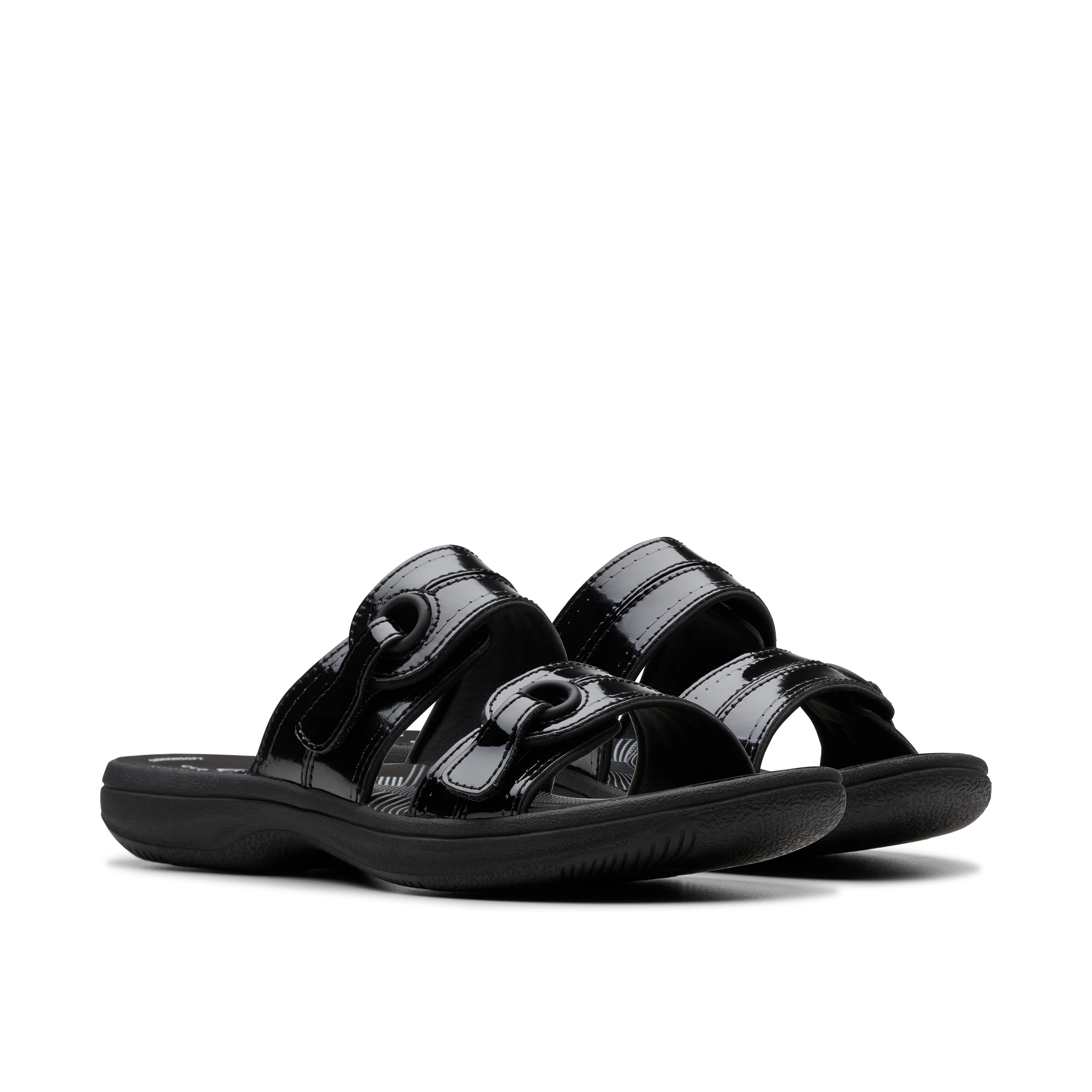 Clarks Women Brinkley Maye Black Slide - Image 4