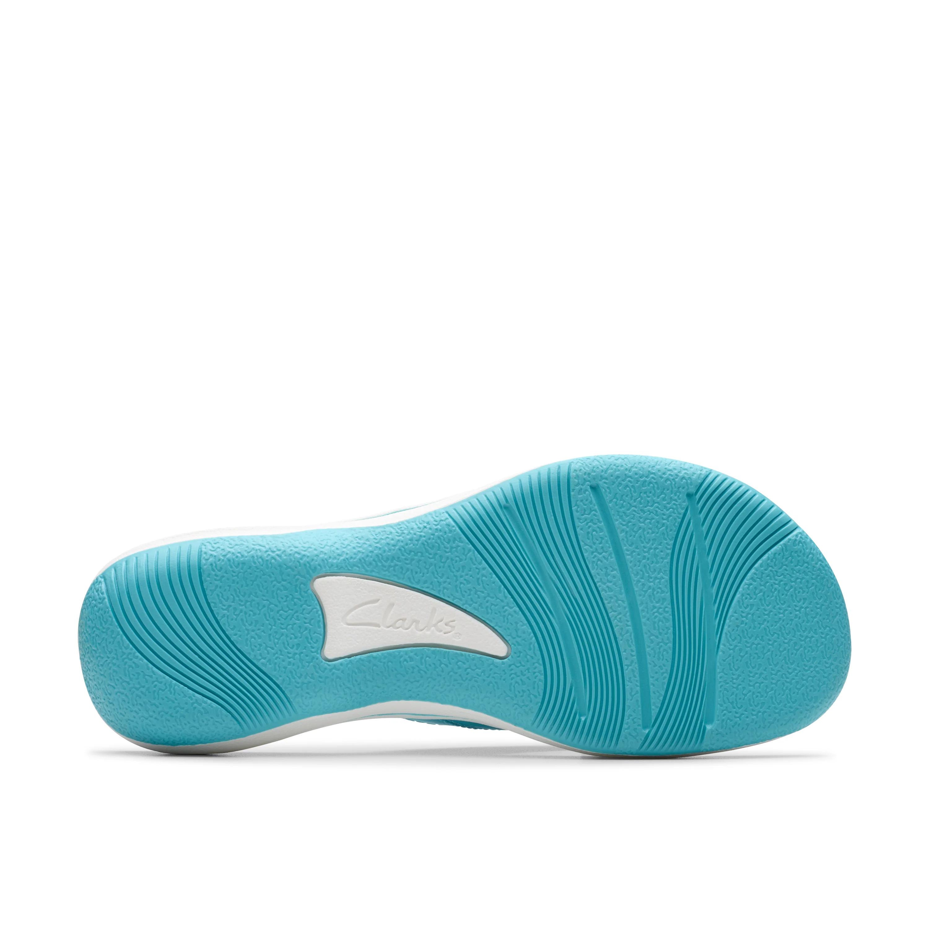 Clarks Women Brinkley Reyna Light Blue Flip Flop - Image 3