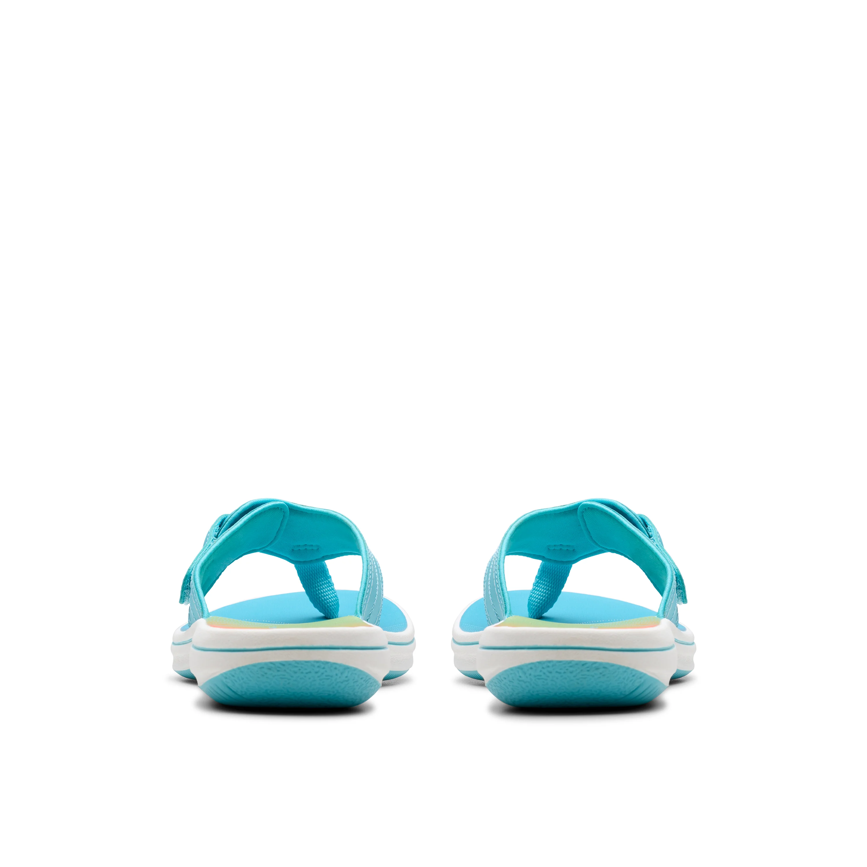 Clarks Women Brinkley Reyna Light Blue Flip Flop - Image 5