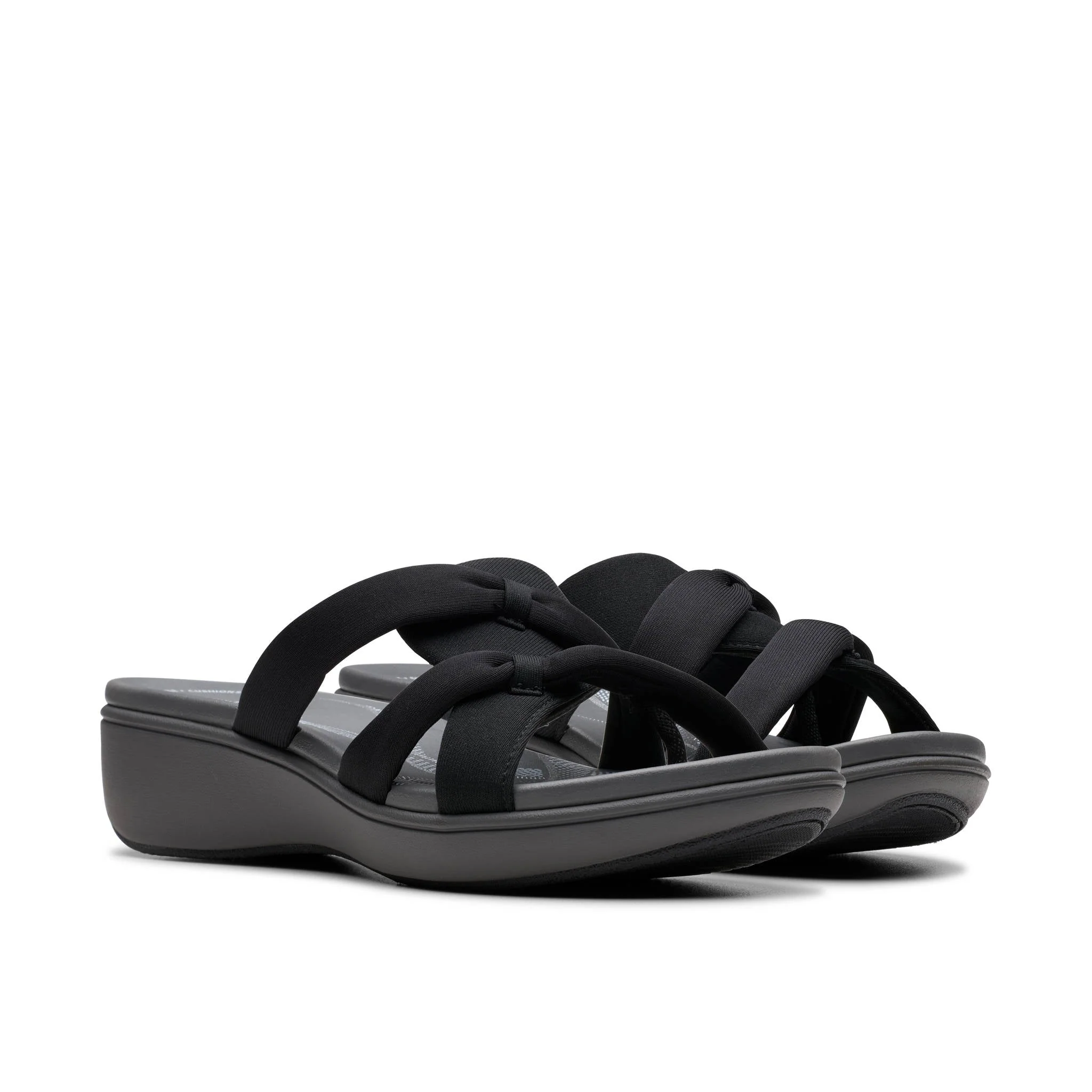 Clarks Women Brinkleyrae Cam Black Slide - Image 4