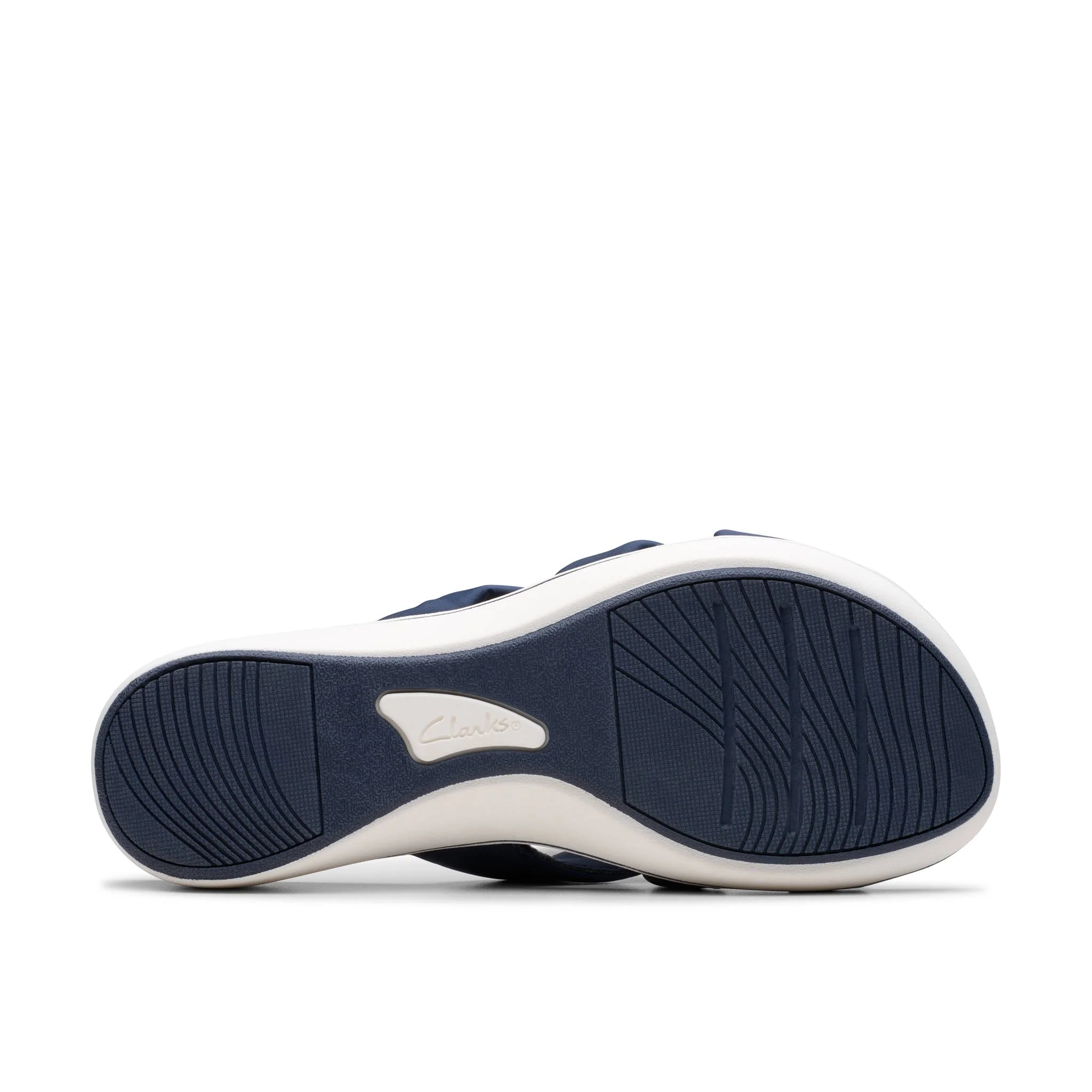 Clarks Women Brinkleyrae Cam Navy Slide - Image 3
