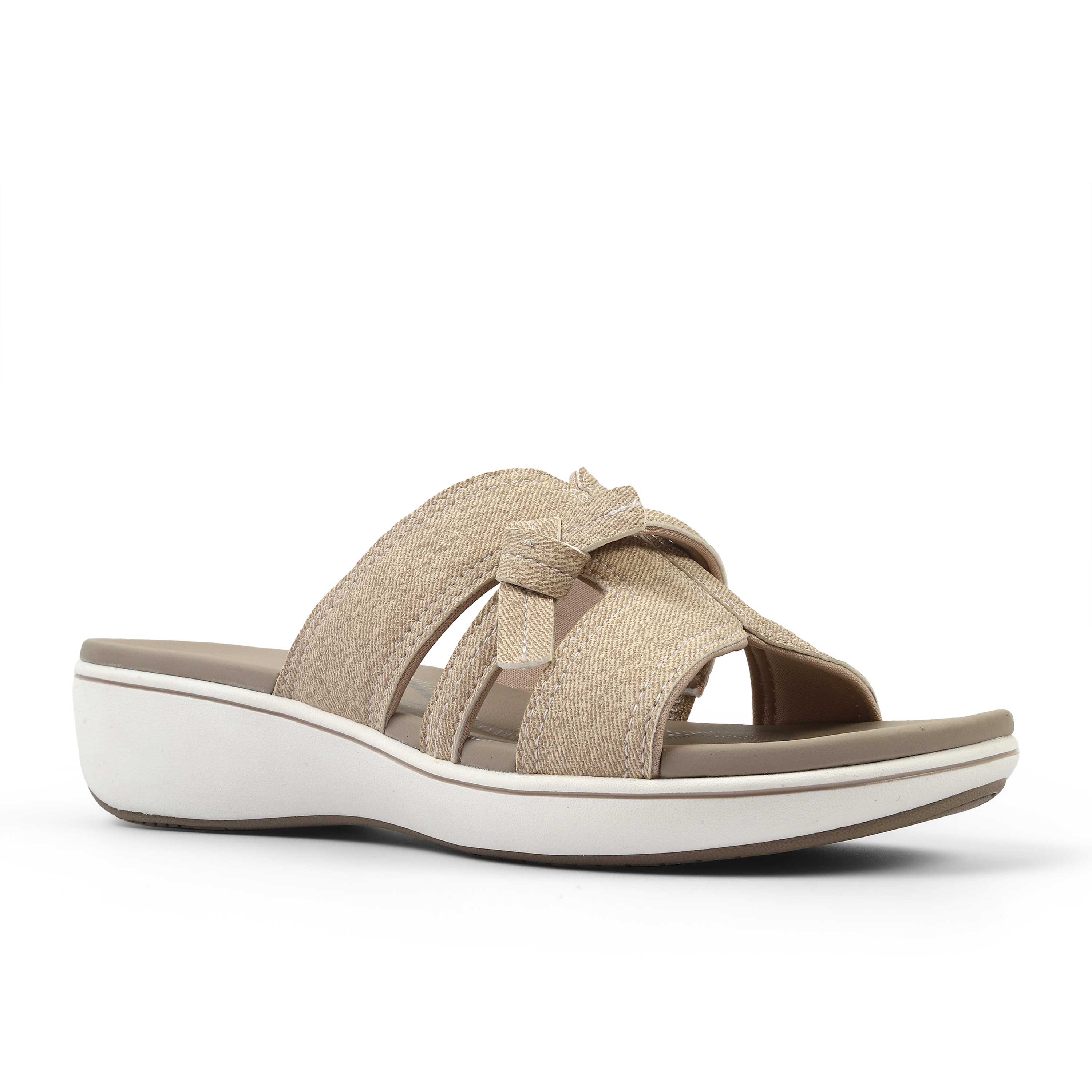 Clarks Women Brinkleyrae Mia Beige Slide - Image 7