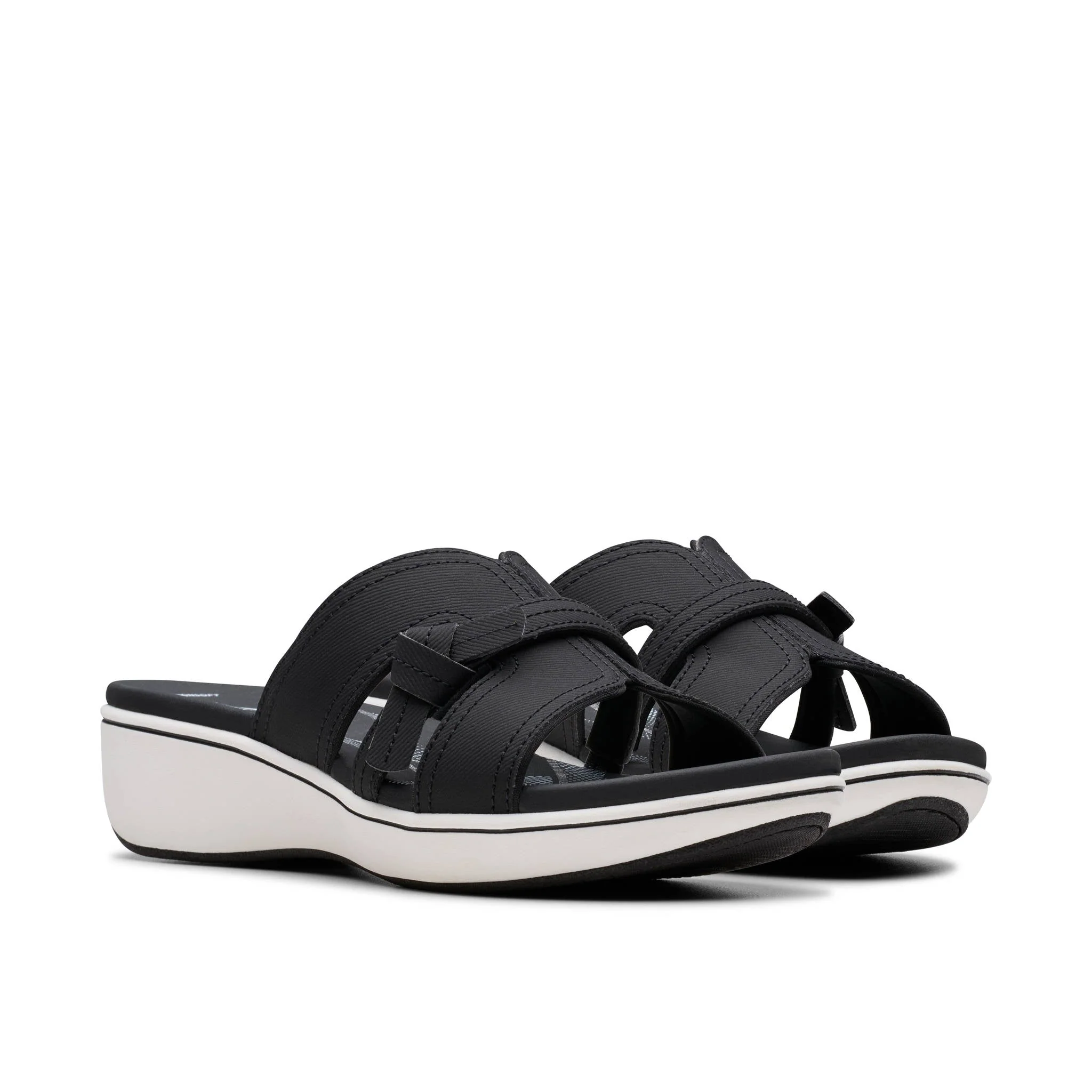 Clarks Women Brinkleyrae Mia Black Slide - Image 4