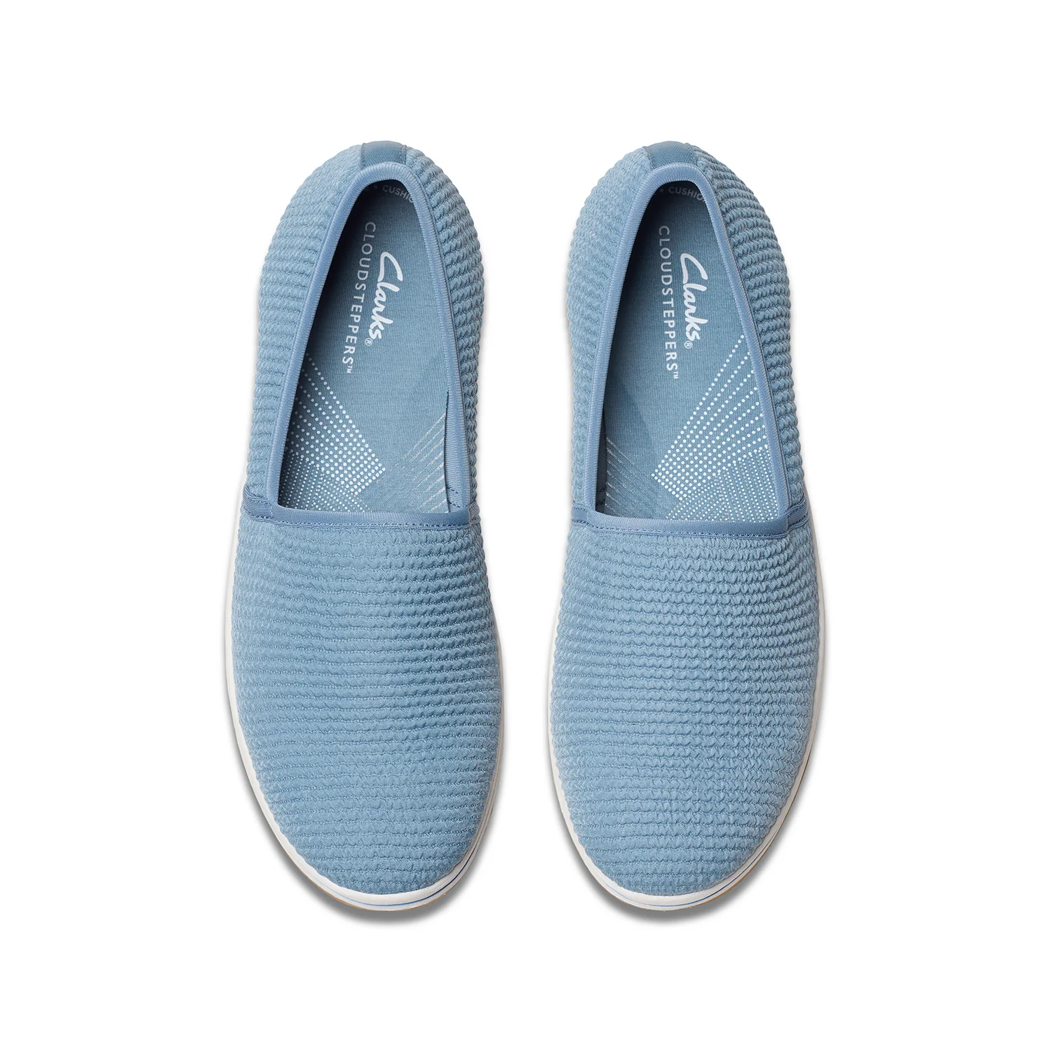Clarks Women Brinkleystretch Light Blue Slip-On - Image 6