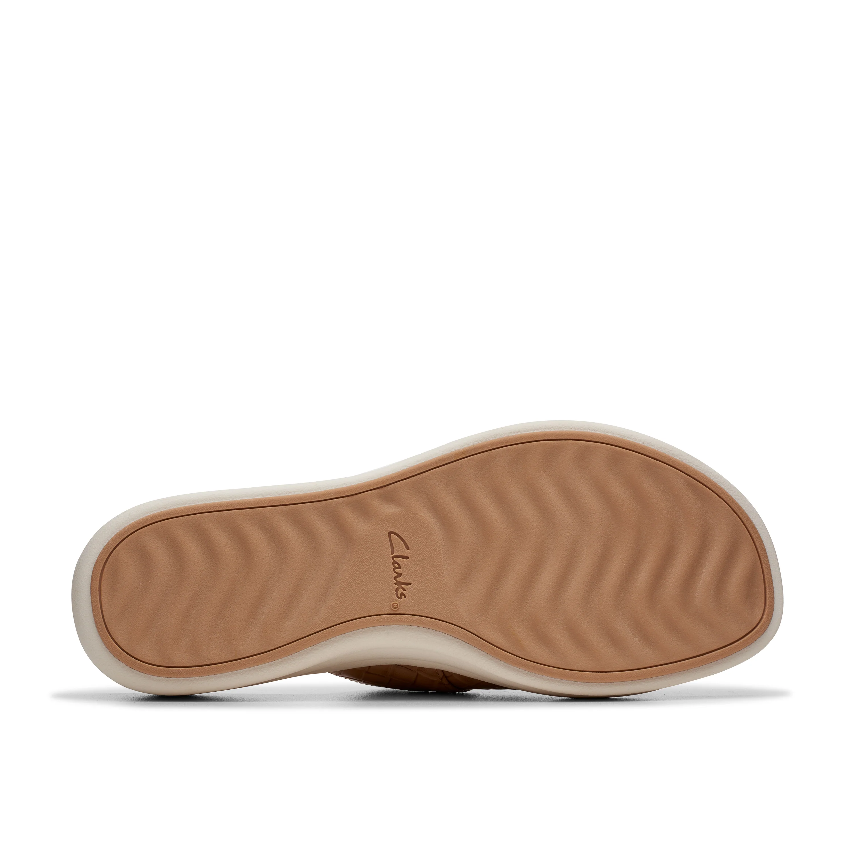 Clarks Women Drift Buckle Beige Slide - Image 3
