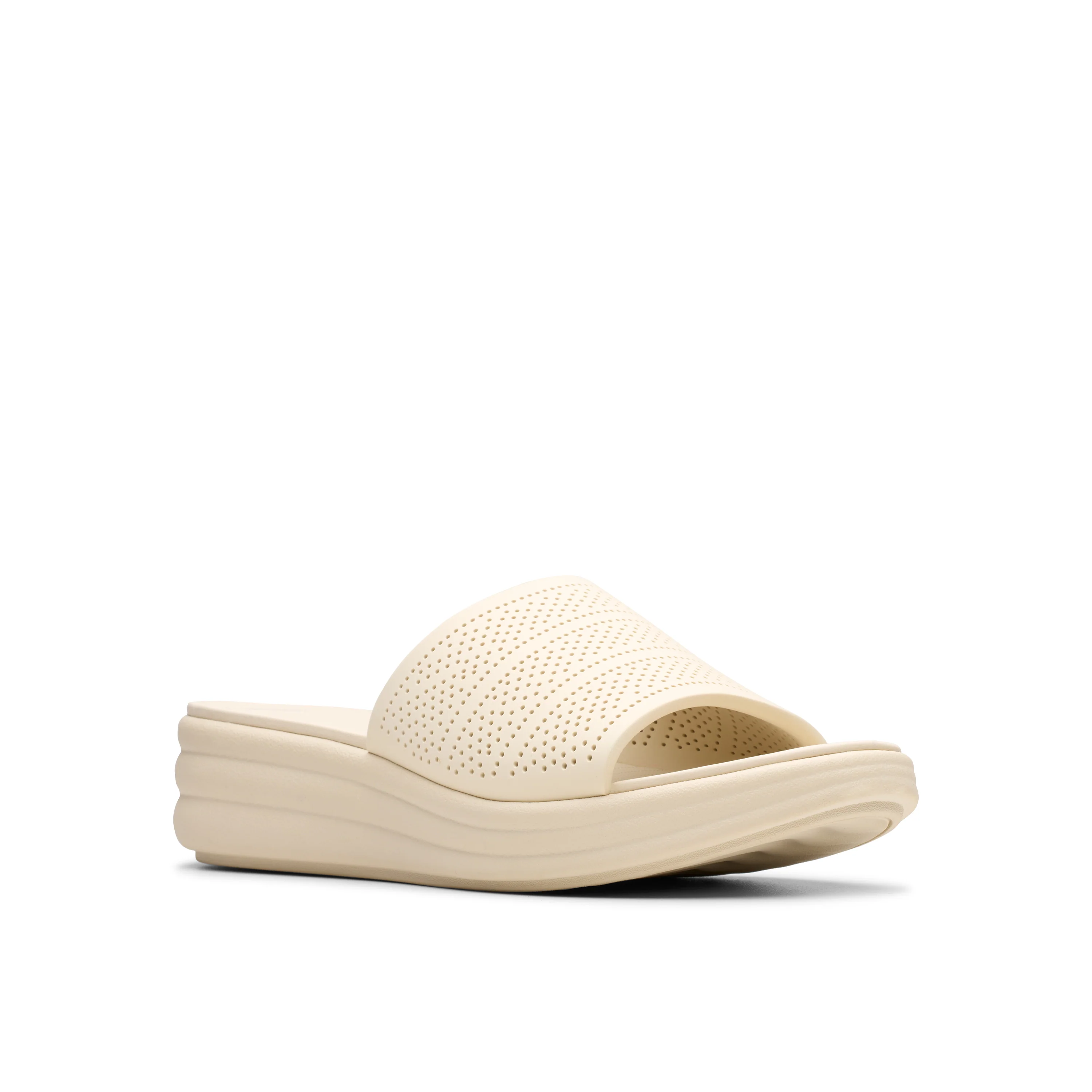 Clarks Women Drift Twist Off White Slide - Image 7