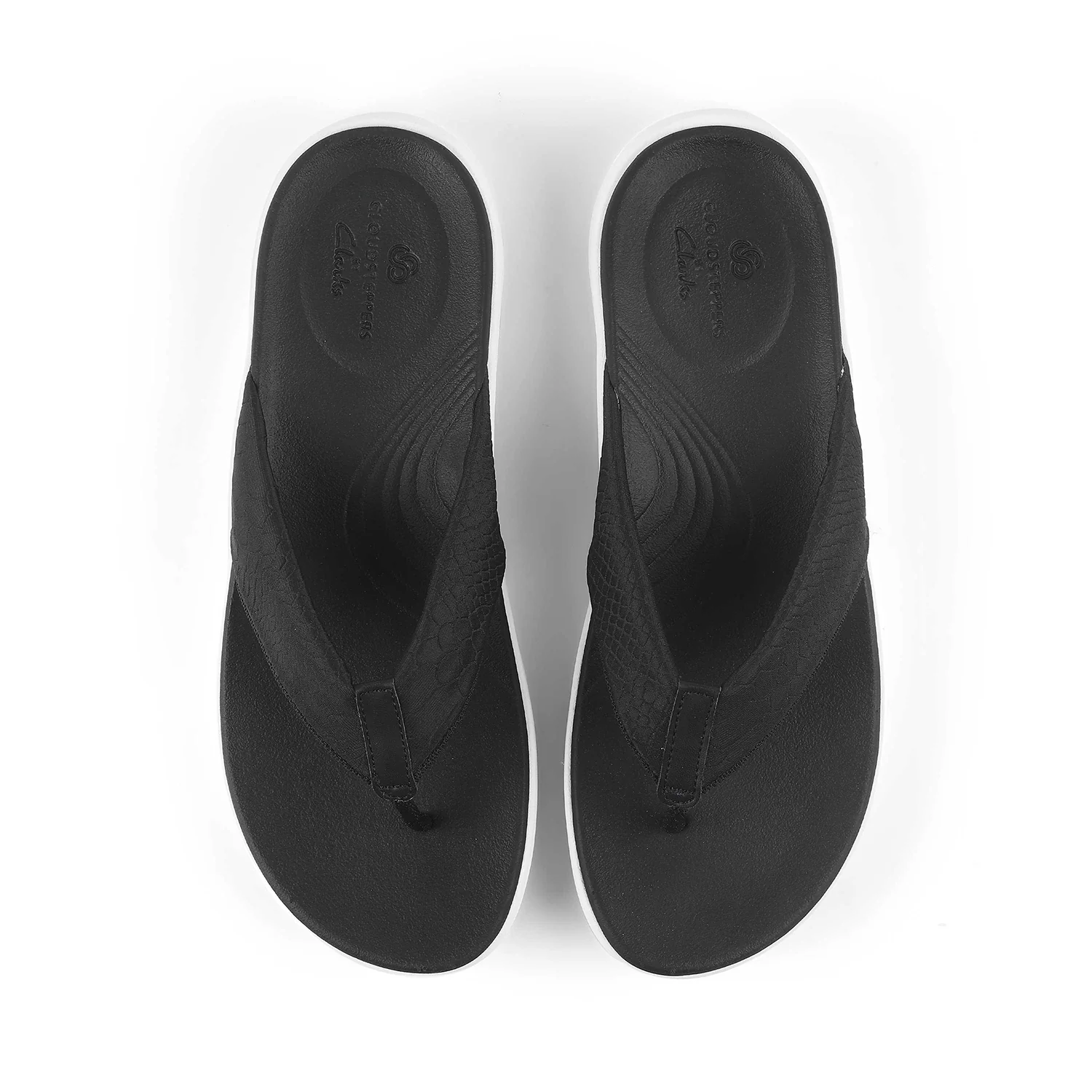 Clarks Women Lola Point Black Flip Flop - Image 5